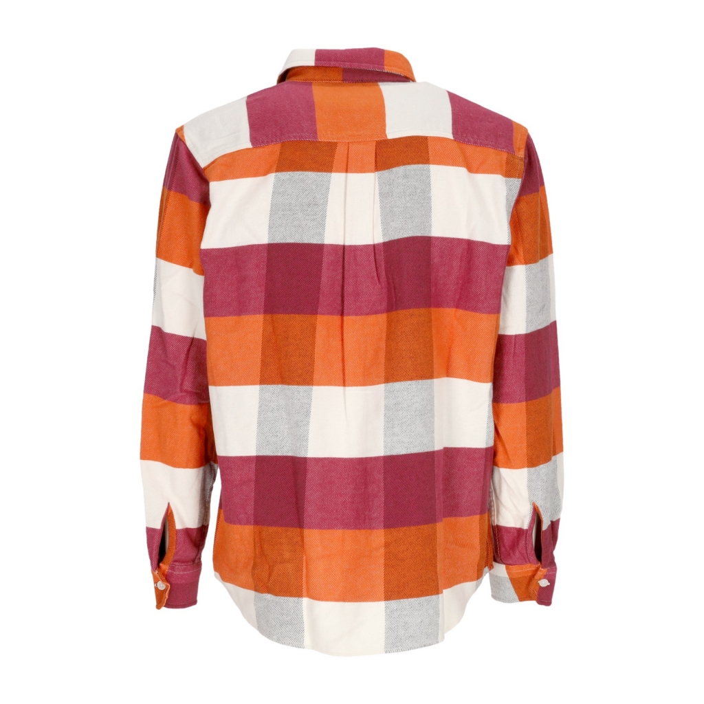 camicia manica lunga uomo l/s lyman shirt LYMAN CHECK/KUMQUAT