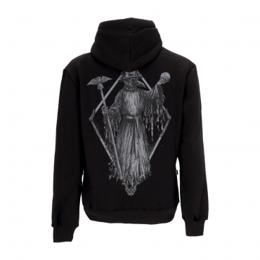 felpa cappuccio uomo plague hoodie BLACK