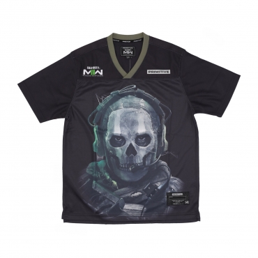 maglietta uomo ghost jersey x call of duty BLACK