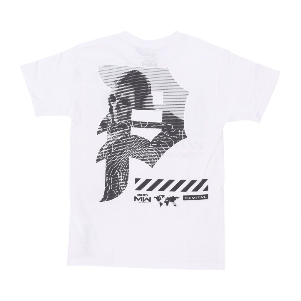 maglietta uomo mapping dirty p tee x call of duty WHITE