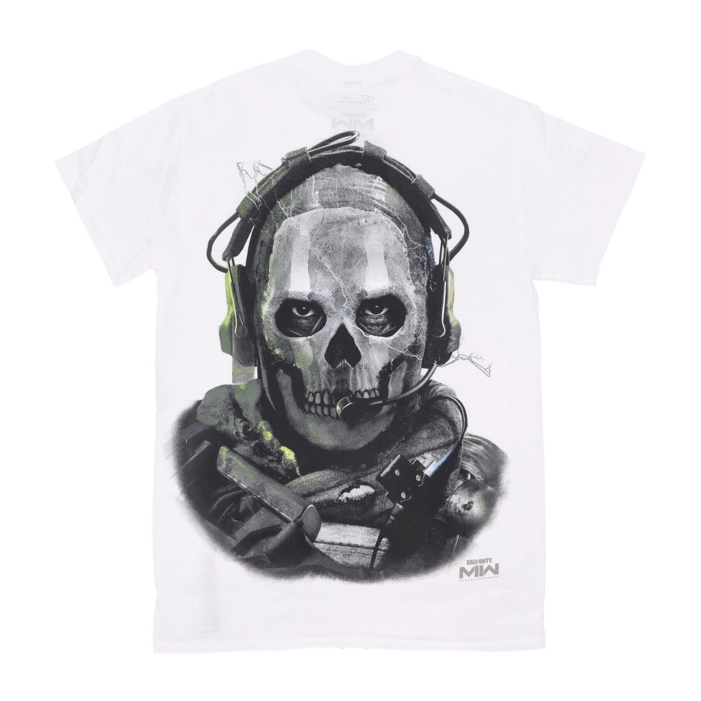 maglietta uomo ghost tee x call of duty WHITE