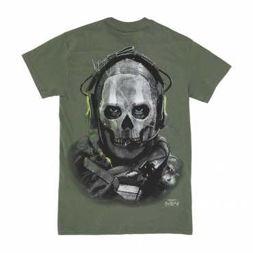 maglietta uomo ghost tee x call of duty MILITARY GREEN