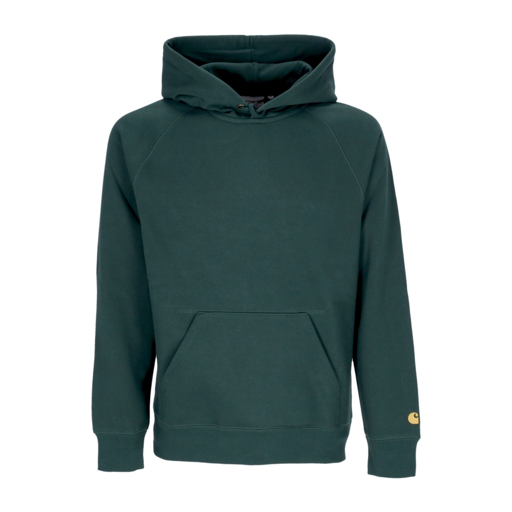 felpa cappuccio uomo hooded chase sweatshirt DISCOVERY GREEN/GOLD
