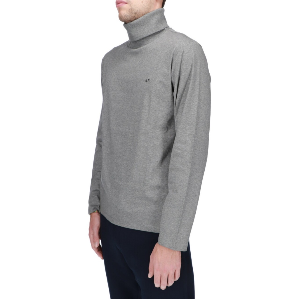 Tshirt Sun 68 Uomo Pocket Solid Long Sleeve 34 GRIGIO MEDIO