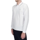 Polo Sun 68 Uomo Small Stripes Manica Lunga 01 BIANCO