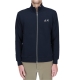 Felpa Sun 68 Uomo Full Zip Cotone 07 NAVY BLUE