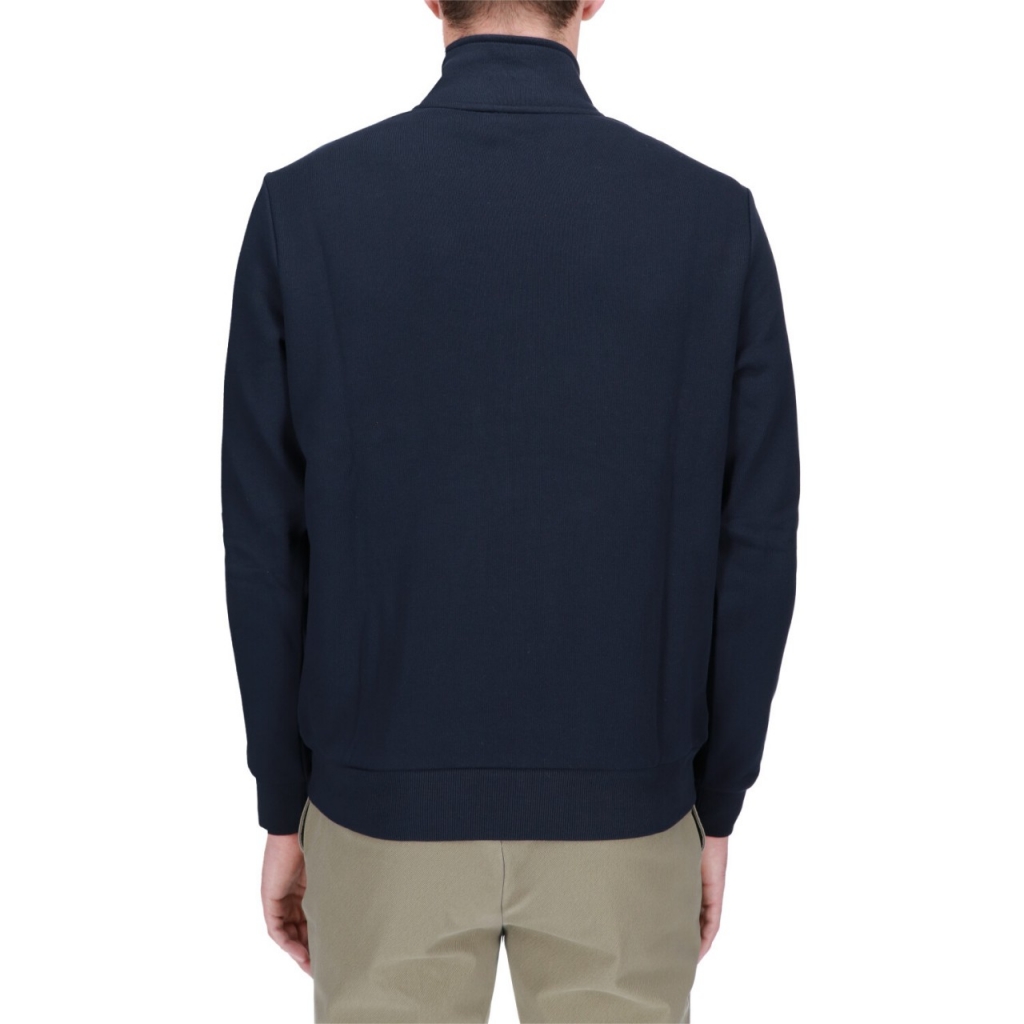 Felpa Sun 68 Uomo Full Zip Cotone 07 NAVY BLUE