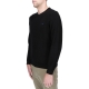 Maglia Sun 68 Uomo Round Rice Knit 11 NERO