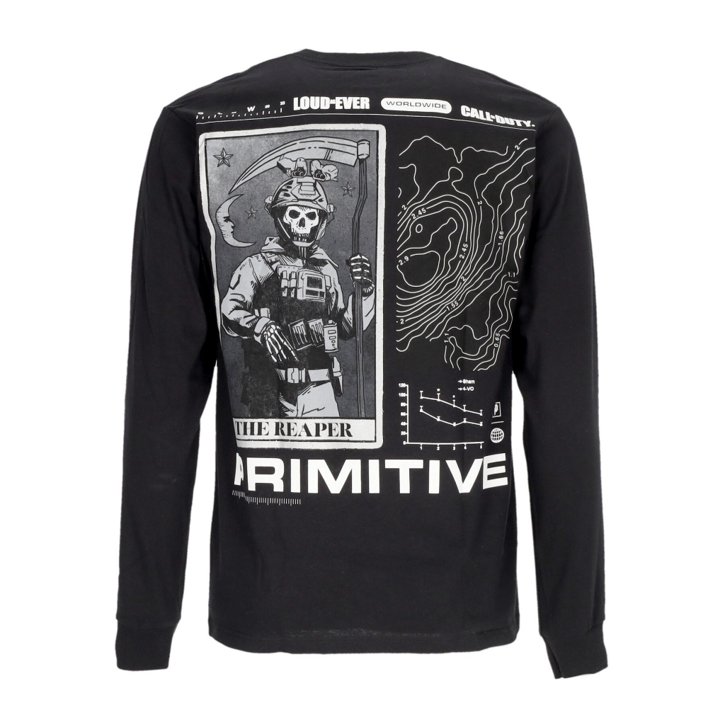 maglietta manica lunga uomo tactics l/s tee x call of duty BLACK