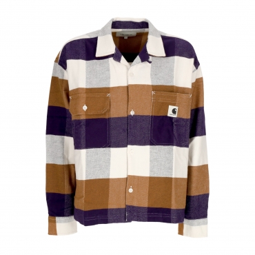 camicia manica lunga donna l/s lyman shirt LYMAN CHECK/CASSIS
