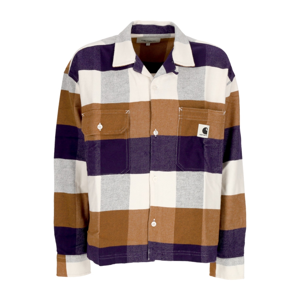 camicia manica lunga donna l/s lyman shirt LYMAN CHECK/CASSIS