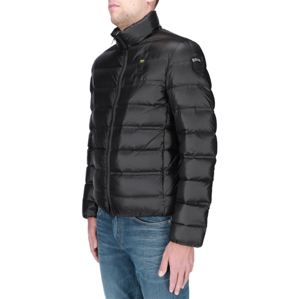 Piumino Blauer Usa Uomo Cappuccio Corto 999TT NERO