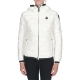 Piumino Blauer Usa Donna Impuntura Onda Cappuccio 102 BIANCO