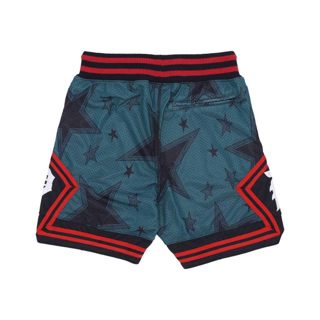 pantaloncino tipo basket uomo mesh basketball short GREEN