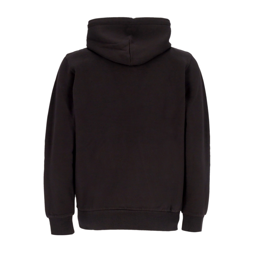 felpa cappuccio uomo script embroidery hooded BLACK/WHITE