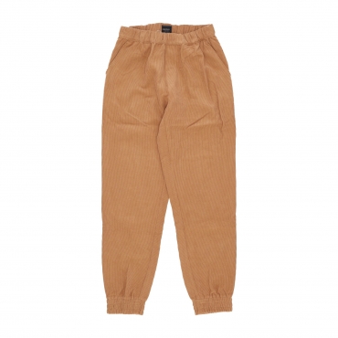 pantalone lungo donna civic cord pant COGNAC