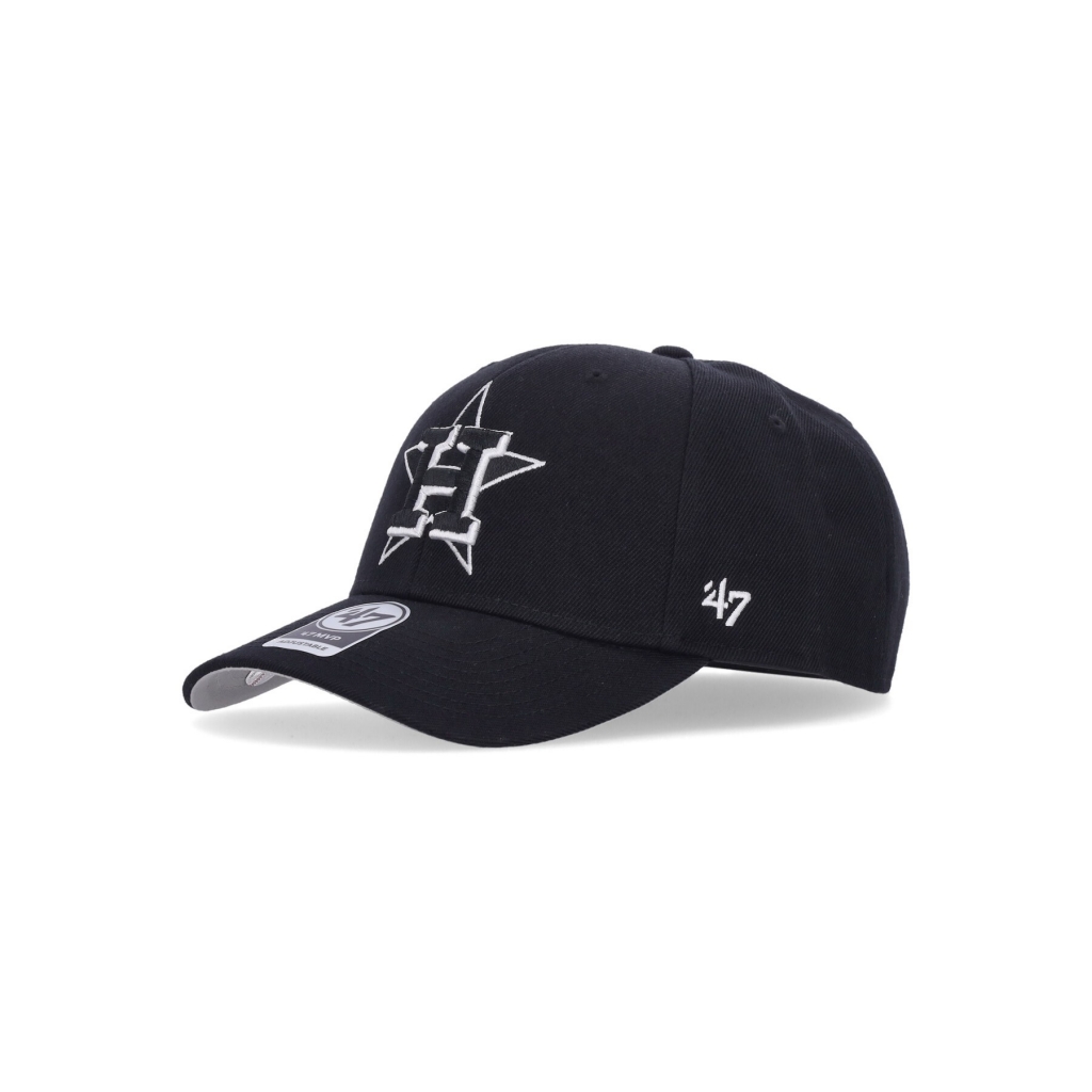 cappellino visiera curva uomo mlb mvp houast BLACK