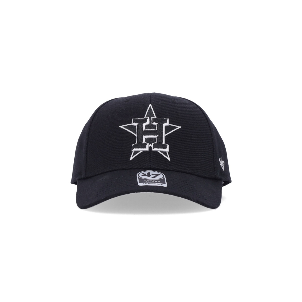 cappellino visiera curva uomo mlb mvp houast BLACK