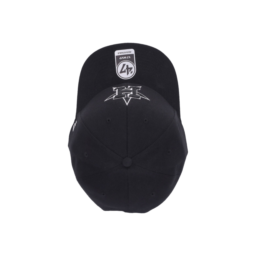 cappellino visiera curva uomo mlb mvp houast BLACK