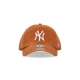 cappellino visiera curva uomo mlb clean up neyyan BURNT ORANGE