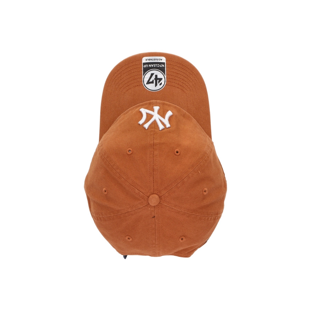 cappellino visiera curva uomo mlb clean up neyyan BURNT ORANGE