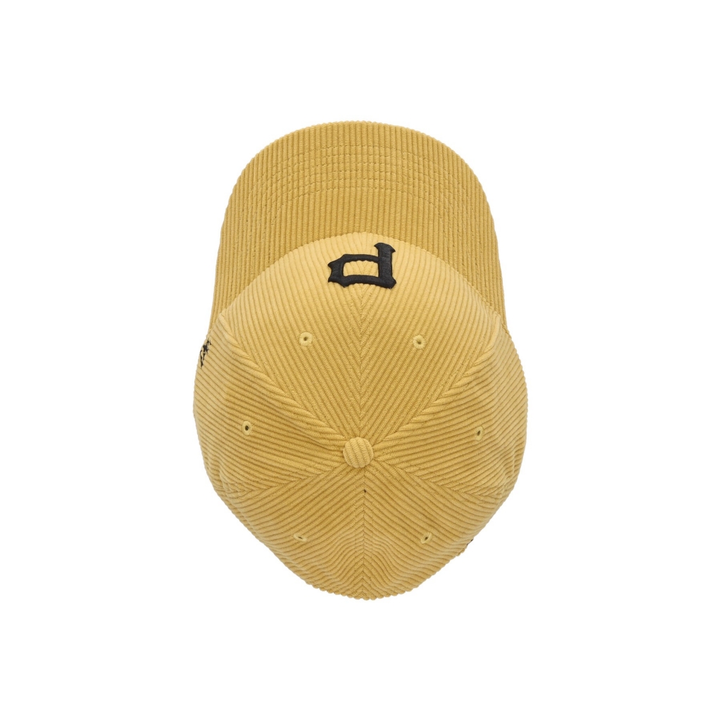 cappellino visiera curva uomo mlb thick cord mvp pitpir MAIZE