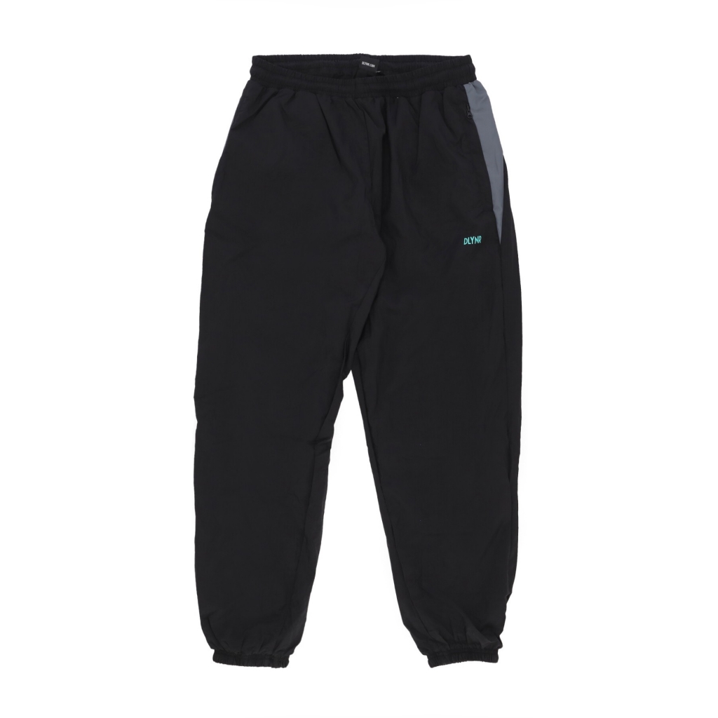 pantalone tuta uomo urban tracksuit pants baggy BLACK