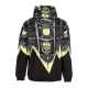 felpa cappuccio uomo bench duomo over hoodie BLACK/LIME