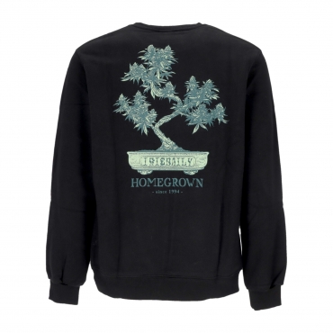 felpa girocollo uomo bonsigh crewneck BLACK