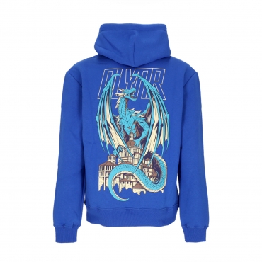 felpa cappuccio uomo blue dragon hoodie