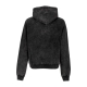 felpa cappuccio uomo corp reflective hoodie BLACK