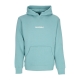 felpa cappuccio uomo no more space hoodie AQUA