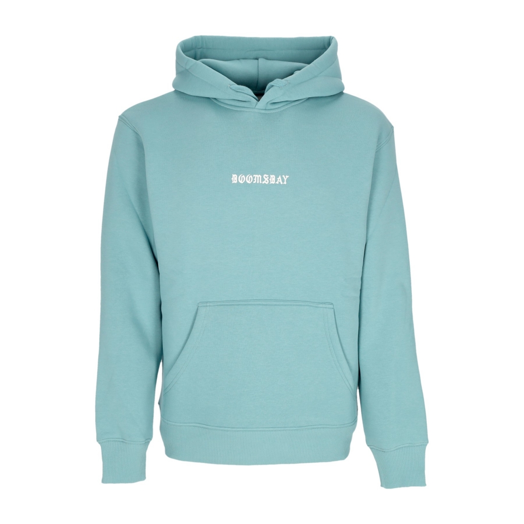 felpa cappuccio uomo no more space hoodie AQUA