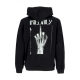 felpa cappuccio uomo rayfinger hoodie BLACK