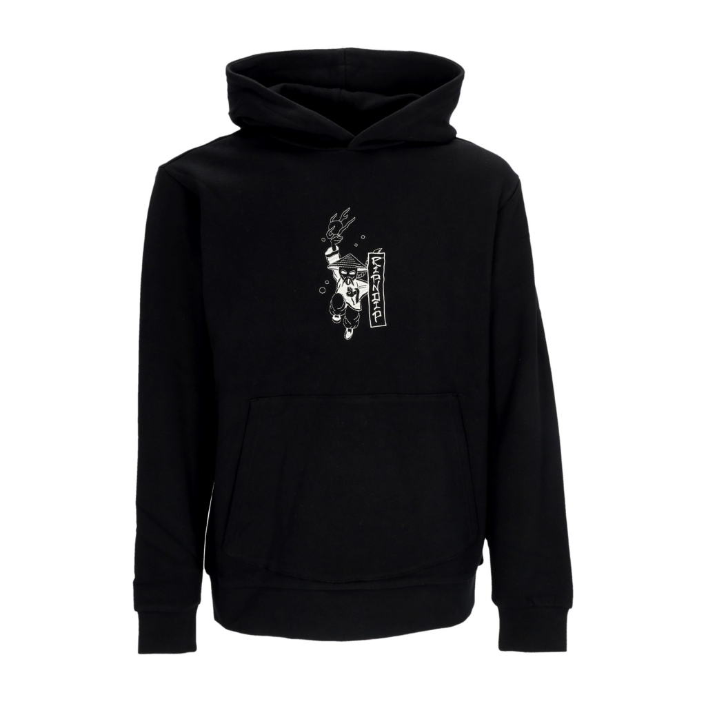 felpa cappuccio uomo ryu hoodie BLACK