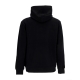 felpa cappuccio uomo mirror mirror hoodie BLACK