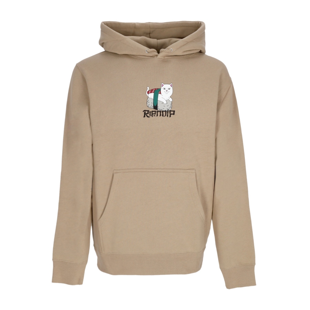 felpa cappuccio uomo sushi nerm hoodie SANDSTONE