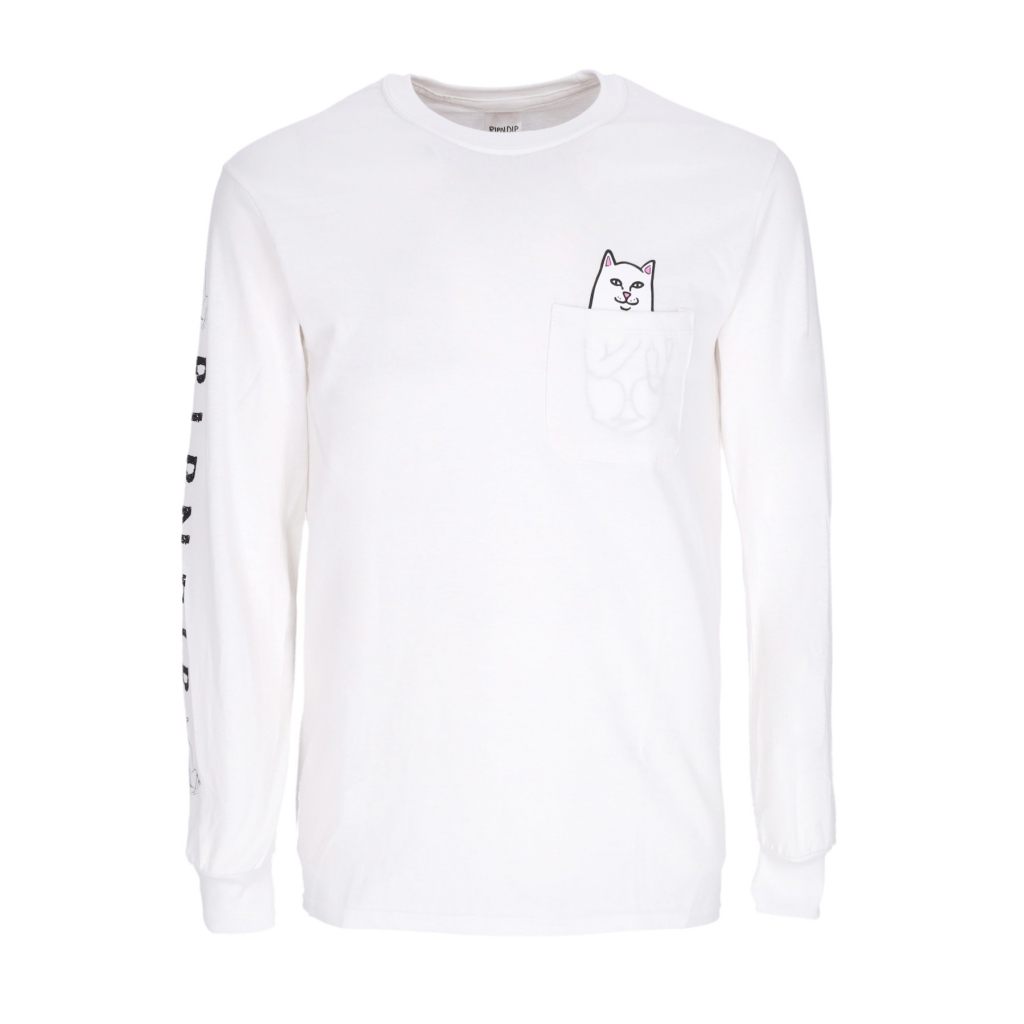 maglietta manica lunga uomo lord nermal l/s WHITE