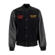 giubbotto college uomo more fire varsity jacket BLACK