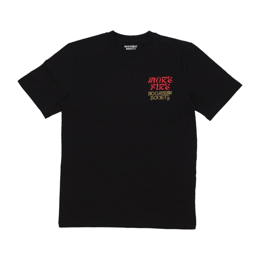 maglietta uomo more fire tee BLACK