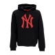 felpa cappuccio uomo mlb burnside hoodie neyyan JET BLACK