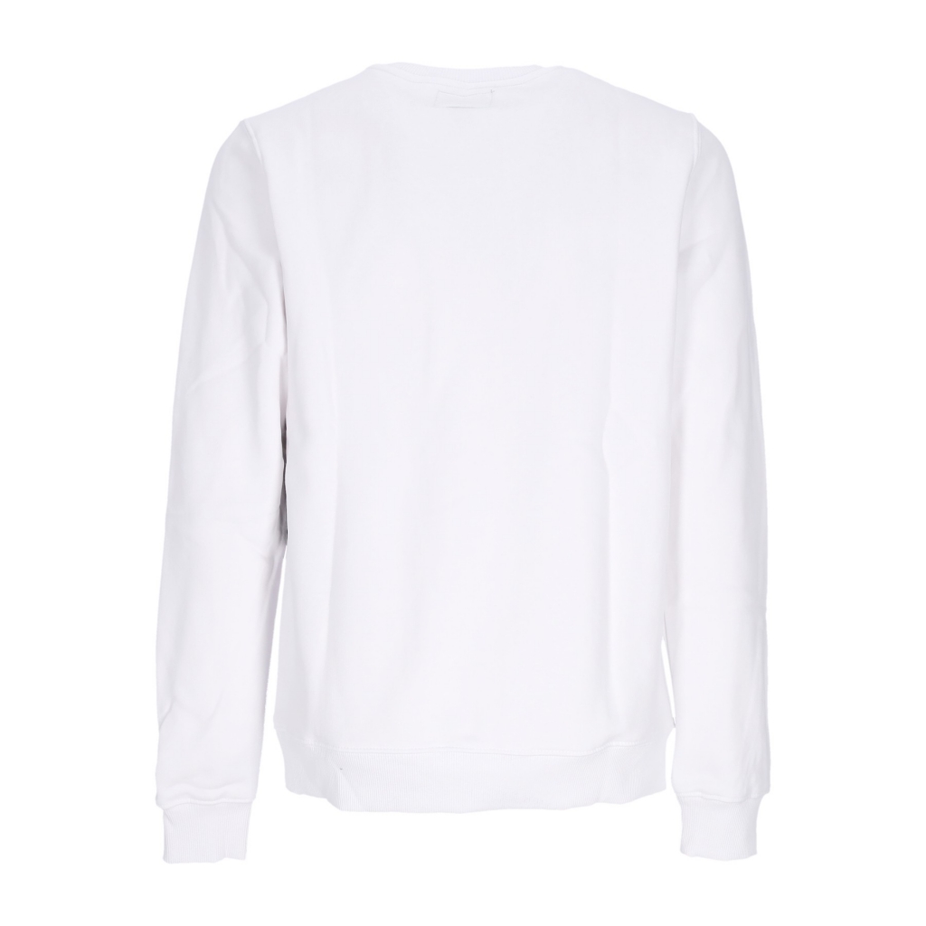 felpa girocollo uomo mlb base runner emb burnside crew neyyan WHITE WASH