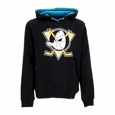 felpa cappuccio uomo nhl ballpark hoodie anaduc JET BLACK