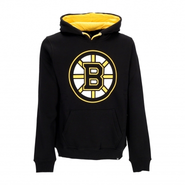 felpa cappuccio uomo nhl ballpark hoodie bosbru JET BLACK