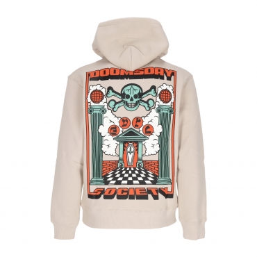 felpa cappuccio uomo lodge of darkness hoodie CREAM