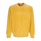 felpa girocollo uomo linear logo crewneck MINERAL YELLOW