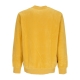 felpa girocollo uomo linear logo crewneck MINERAL YELLOW