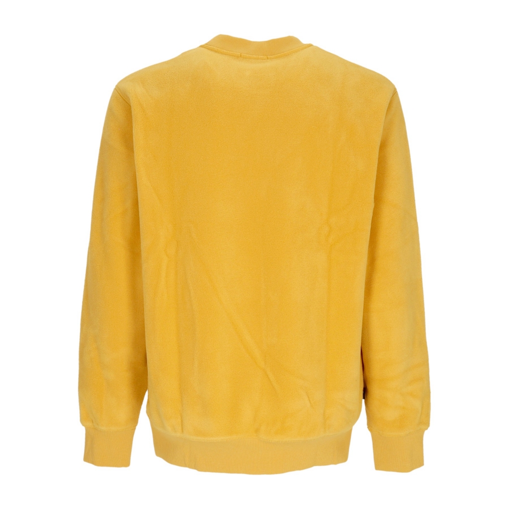 felpa girocollo uomo linear logo crewneck MINERAL YELLOW