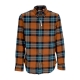 camicia manica lunga uomo l/s heavy flannel plaid shirt ARGAN OIL