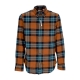 camicia manica lunga uomo l/s heavy flannel plaid shirt ARGAN OIL